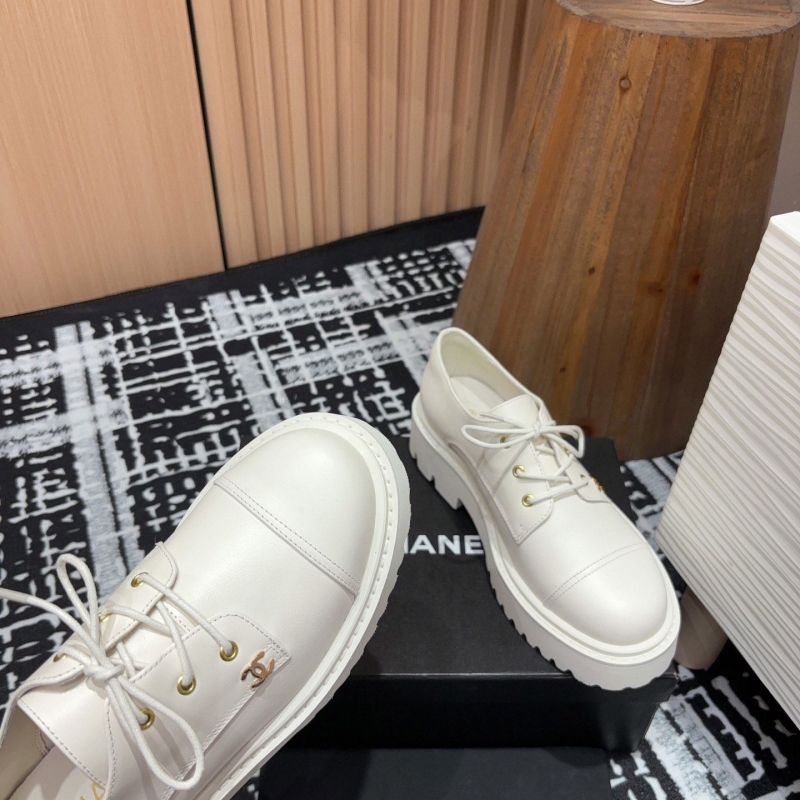 Ch*el leather shoes